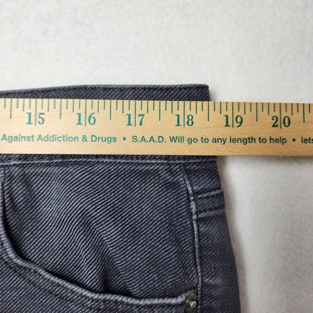 Hugo Boss Mens Jeans Straight Leg Denim Faded Black Wash 40x34‎